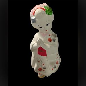 Vintage Japanese Hakata Doll Geisha 8 1/4” Tall